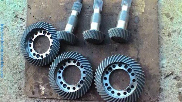 Các thông số và quy ước khi gia công bánh răng côn