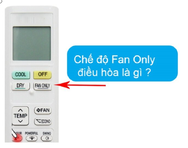 Bật chế độ fan only có tốn điện không?